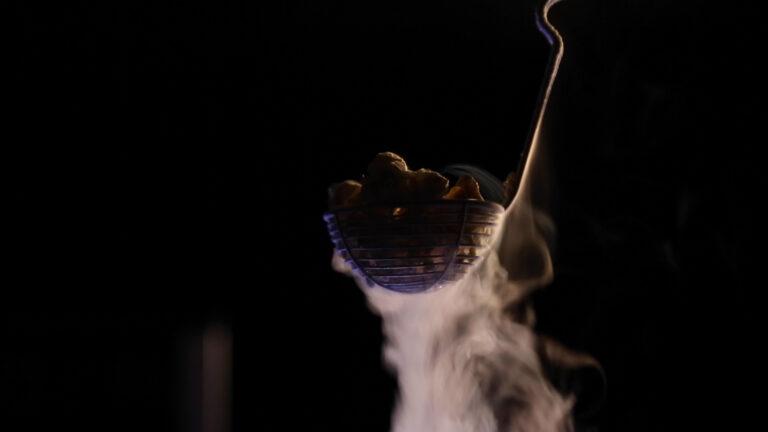 Dragon Breath nitrogen popcorn station hire for experiential events