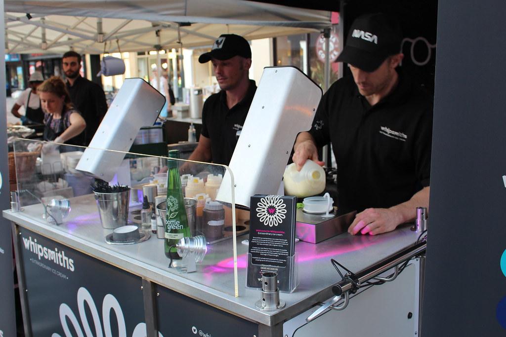 1. Select Flavours at Mobile Ice Cream Cart