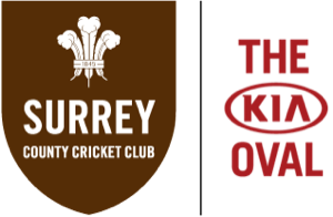 The Kia Oval Surrey County Cricket Club venue client logo